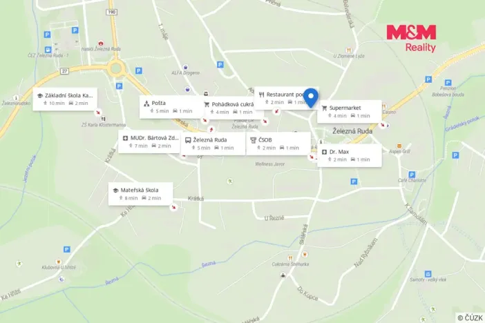 Prodej bytu 1+kk, Železná Ruda, Belvederská, 33 m2
