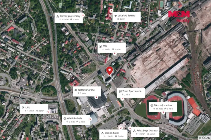 Pronájem bytu 3+kk, Ostrava - Vítkovice, Závodní, 89 m2