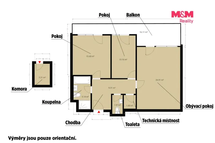Pronájem bytu 3+kk, Plzeň, Kartónová, 90 m2