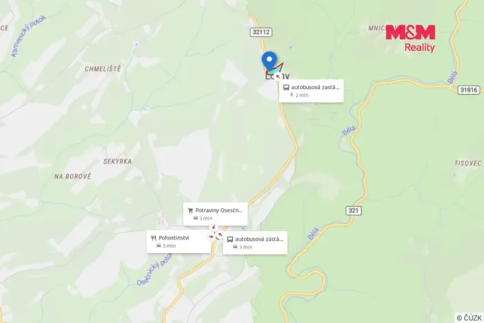 Prodej pozemku pro bydlení, Osečnice - Lomy, 2382 m2