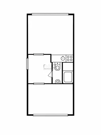 Pronájem bytu 1+1, Cvikov, 43 m2