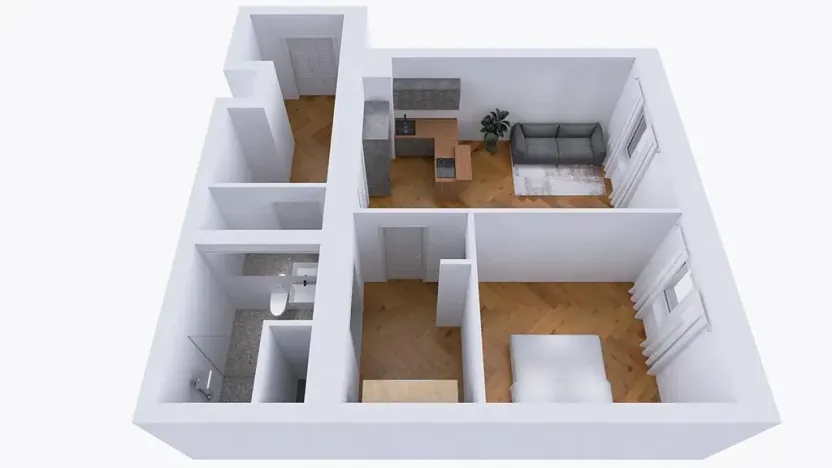 Pronájem bytu 2+kk, Praha - Nové Město, Dlážděná, 72 m2