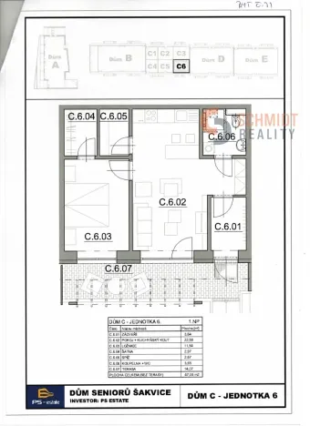 Prodej bytu 2+kk, Šakvice, Hlavní, 47 m2