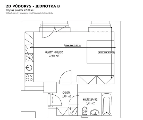 Prodej bytu 1+kk, Praha - Dejvice, Zikova, 64 m2
