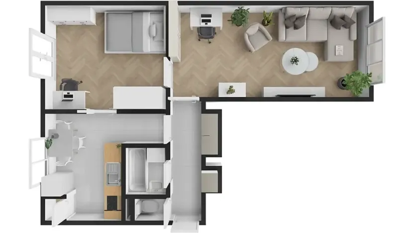 Prodej bytu 2+1, Praha - Břevnov, Plojharova, 56 m2