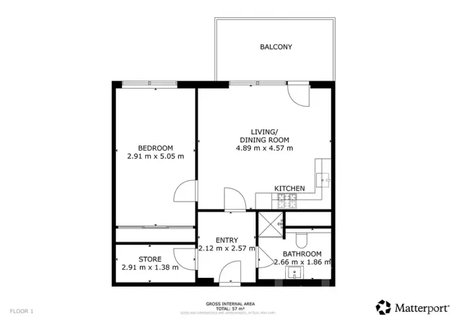 Pronájem bytu 2+kk, Praha - Písnice, Libušská, 55 m2