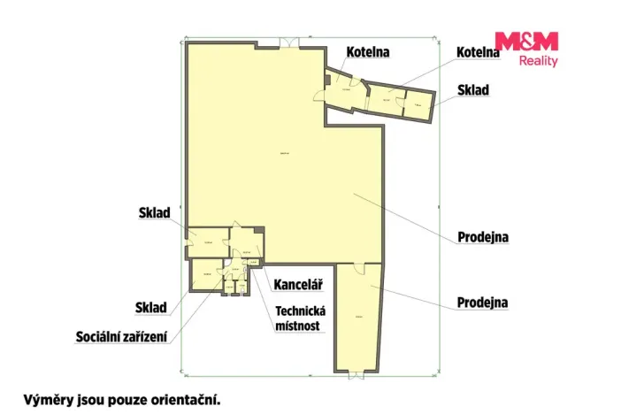 Prodej obchodního prostoru, Žlutice, Mlýnská, 845 m2
