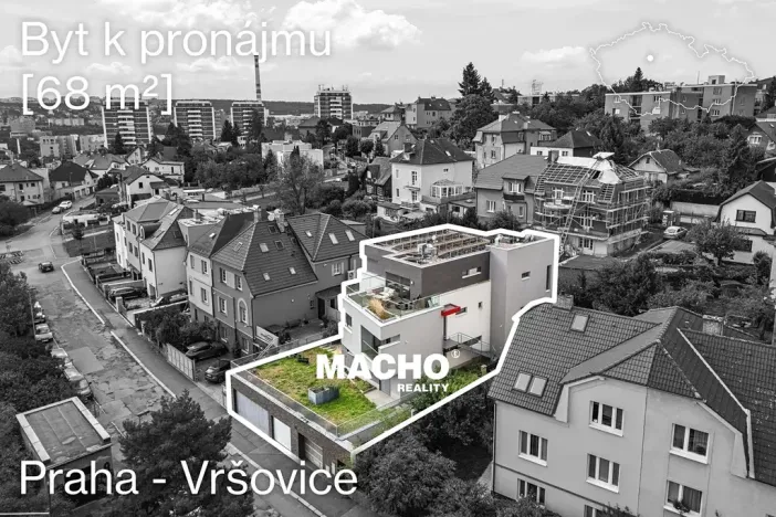 Pronájem bytu 2+1, Praha - Vršovice, Na křivce, 68 m2