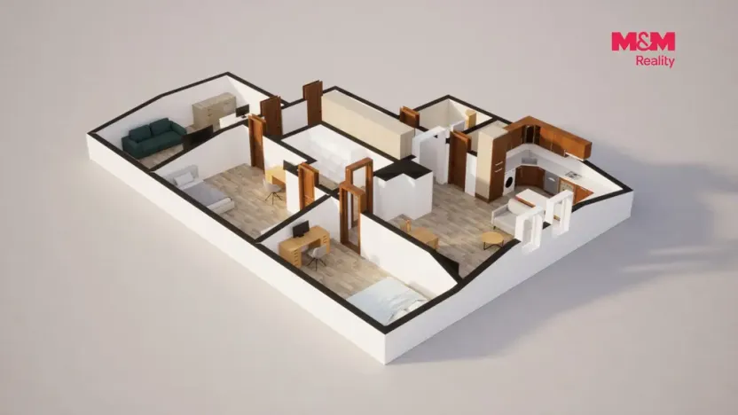 Prodej bytu 3+kk, Dobrovice, Fučíkova, 93 m2