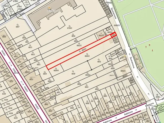 Prodej pozemku pro bydlení, Brno, Šaumannova, 533 m2