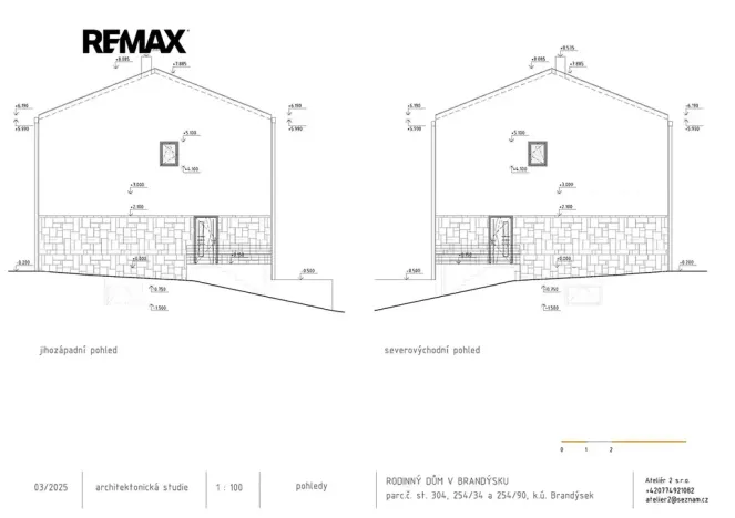 Prodej pozemku pro bydlení, Brandýsek, Ve višňovce, 1735 m2