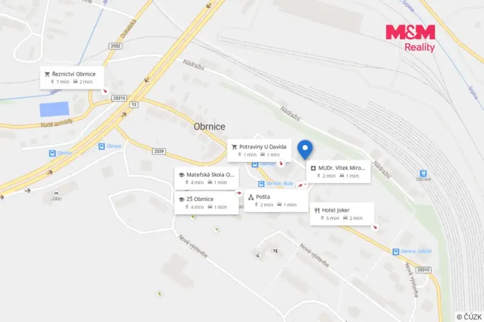 Prodej bytu 1+1, Obrnice, Mírová, 50 m2