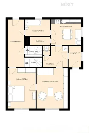 Prodej rodinného domu, Dvory nad Lužnicí, 122 m2