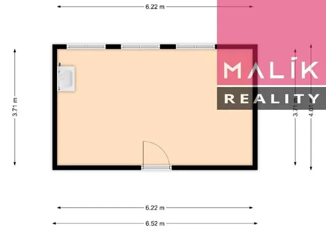 Pronájem kanceláře, Ostrov, Hlavní třída, 23 m2