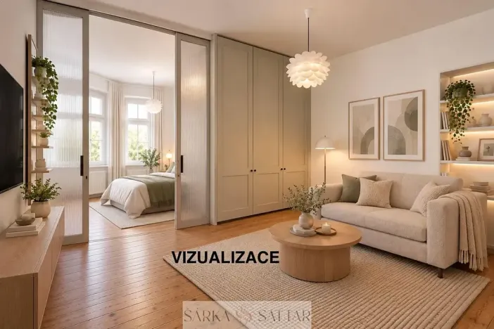 Prodej bytu 1+kk, Praha - Smíchov, Na Václavce, 49 m2