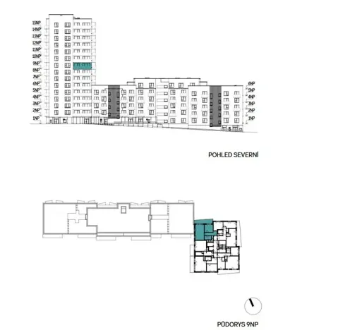 Prodej bytu 2+kk, Praha - Malešice, Polygrafická, 54 m2