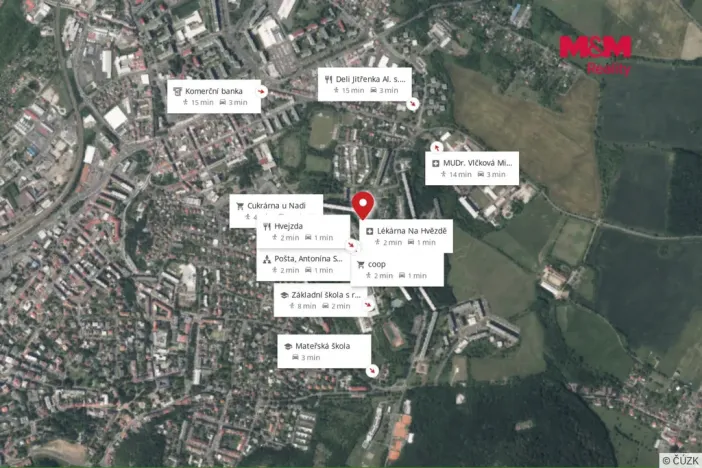 Prodej bytu 2+kk, Teplice - Trnovany, Antonína Sochora, 40 m2