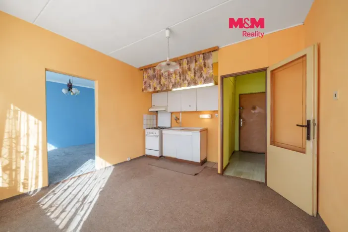 Prodej bytu 1+1, Chomutov, Palackého, 37 m2