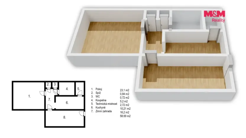 Prodej rodinného domu, Hranice - Hranice I-Město, Partyzánská, 55 m2