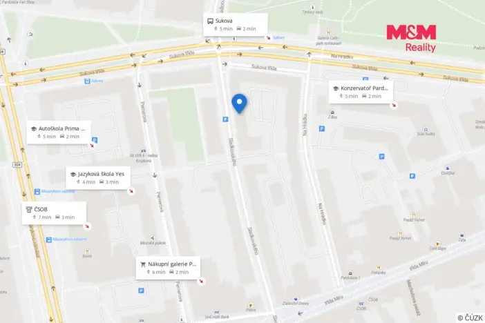 Prodej bytu 1+kk, Pardubice - Zelené Předměstí, Sladkovského, 31 m2