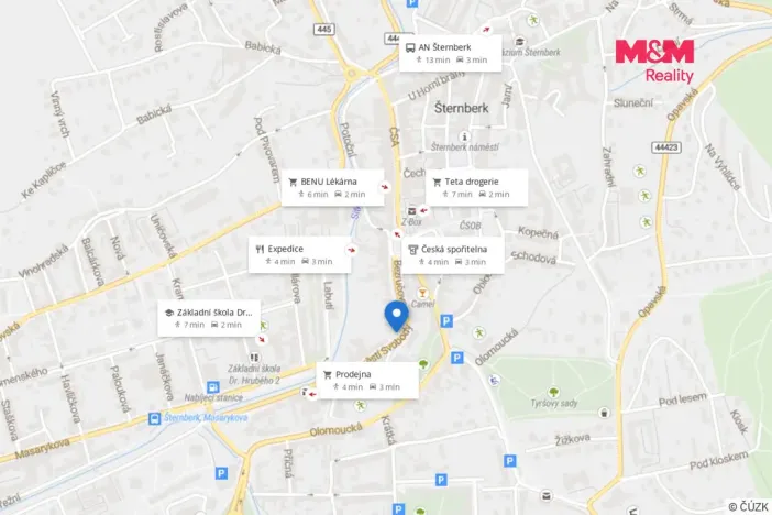 Pronájem bytu 3+kk, Šternberk, náměstí Svobody, 75 m2