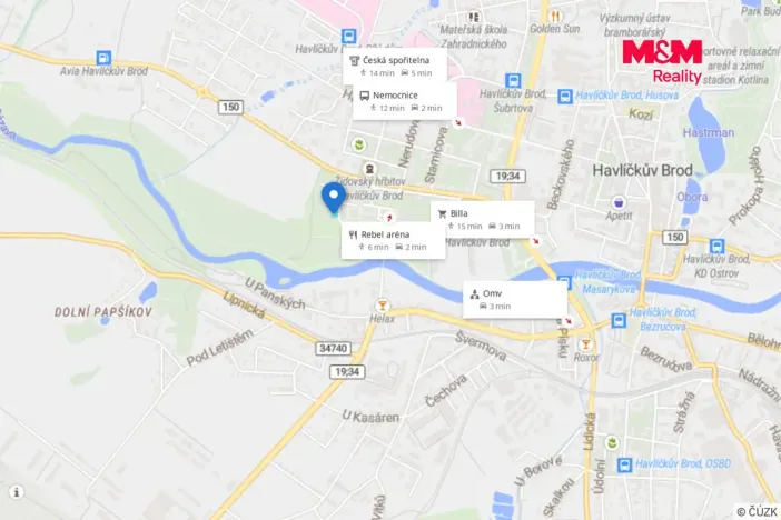 Prodej garáže, Havlíčkův Brod, Ledečská, 18 m2