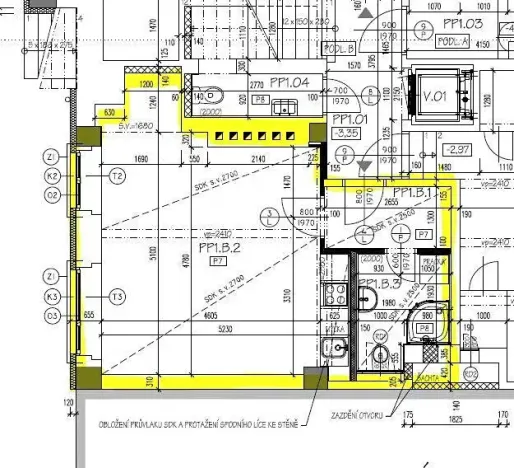 Pronájem bytu 1+kk, Praha - Vršovice, Karpatská, 32 m2