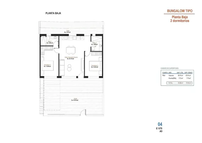 Prodej rodinného domu, Alhama de Murcia, Španělsko, 75 m2