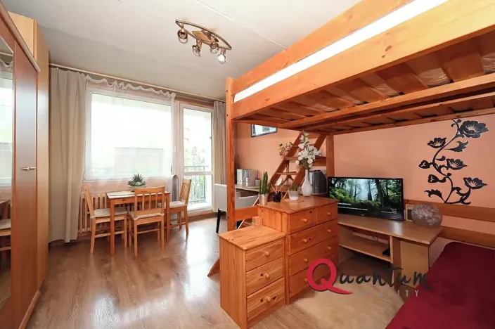 Pronájem bytu 1+kk, Praha - Střížkov, Rumburská, 27 m2