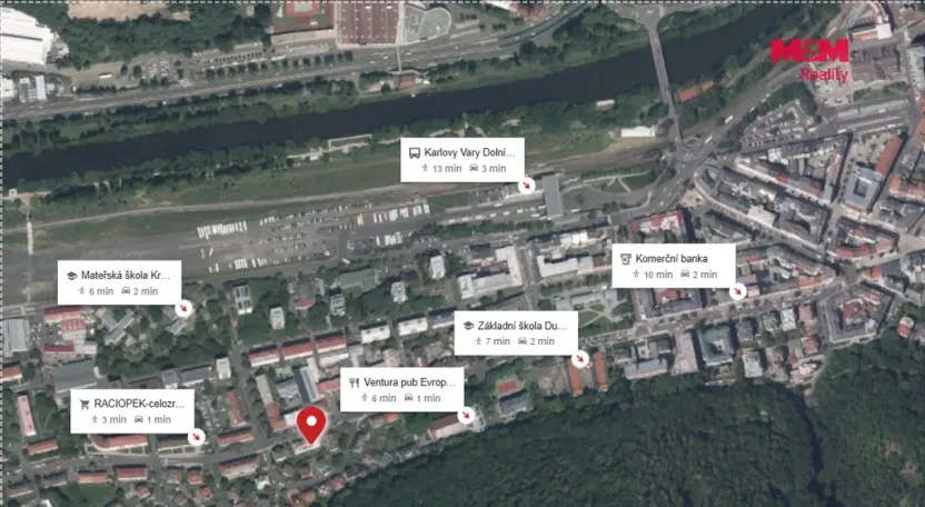 Prodej bytu 2+1, Karlovy Vary, Moskevská, 58 m2