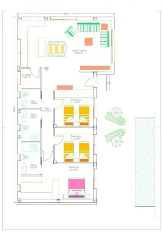Prodej rodinného domu, Calasparra, Murcia, Španělsko, 104 m2