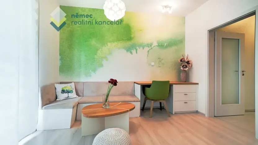 Pronájem bytu 1+kk, Praha - Braník, Na výspě, 31 m2