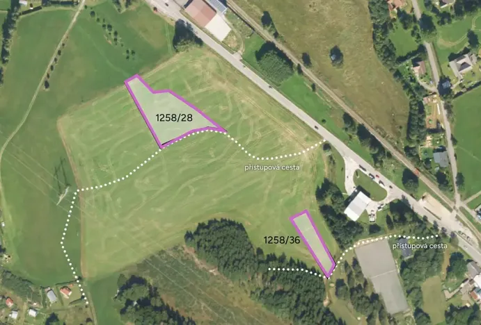 Prodej komerčního pozemku, Borová, 4941 m2