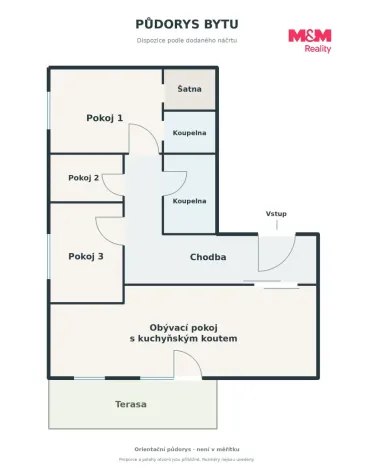 Pronájem bytu 4+kk, Praha - Libeň, Nad Bání, 91 m2