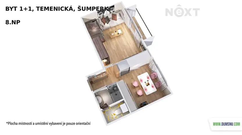 Prodej bytu 1+1, Šumperk, Temenická, 36 m2