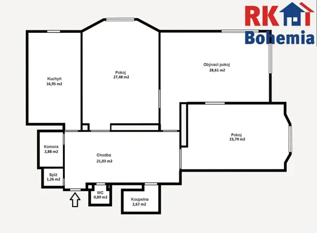 Prodej bytu 3+1, Praha - Bubeneč, Čechova, 125 m2