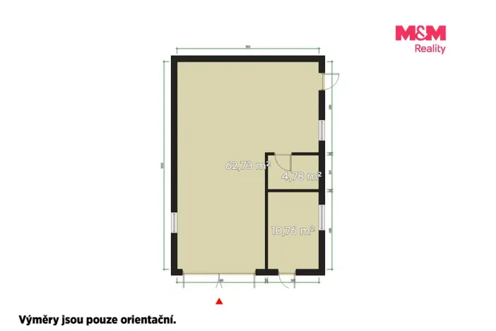 Prodej garáže, Břasy - Vranovice, 78 m2