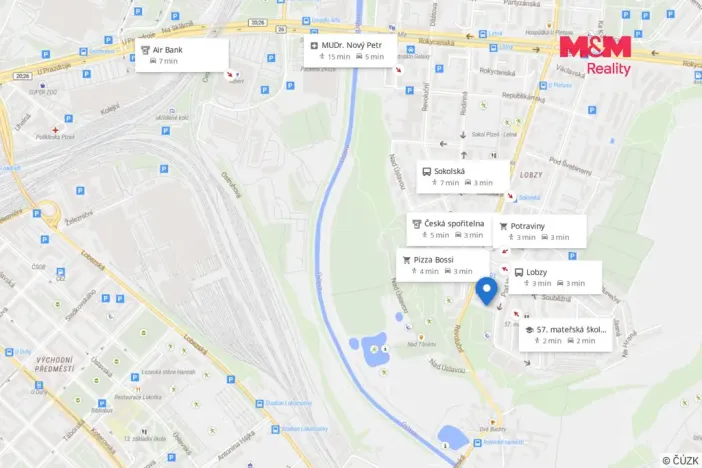Prodej bytu 1+kk, Plzeň - Lobzy, Pod Vrchem, 20 m2