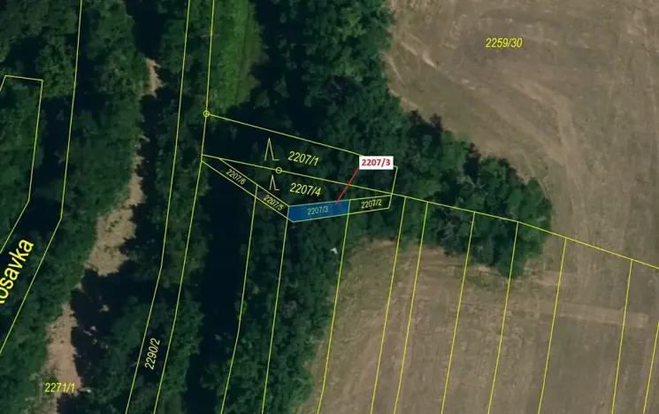 Dražba lesa, Horní Dunajovice, 28 m2