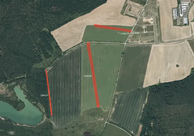 Prodej pole, Vejprnice, 18173 m2