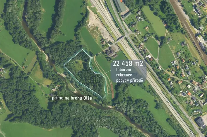 Prodej komerčního pozemku, Bystřice, 22458 m2