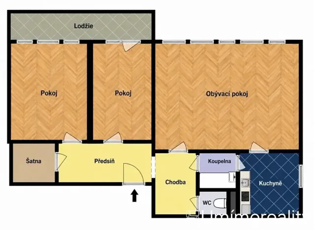 Prodej bytu 3+1, Praha - Michle, V zápolí, 75 m2