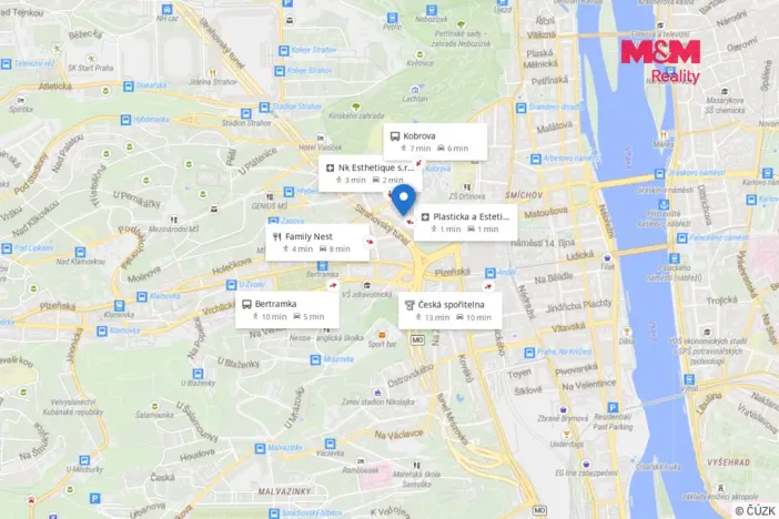 Pronájem obchodního prostoru, Praha - Smíchov, Kobrova, 276 m2
