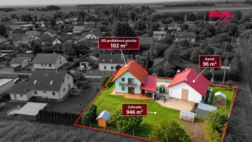 Prodej rodinného domu, Kostěnice, 102 m2