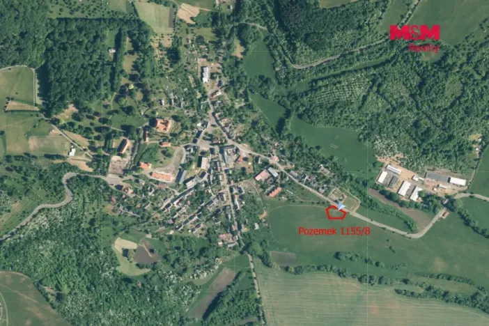 Prodej pozemku pro bydlení, Valeč, 1556 m2
