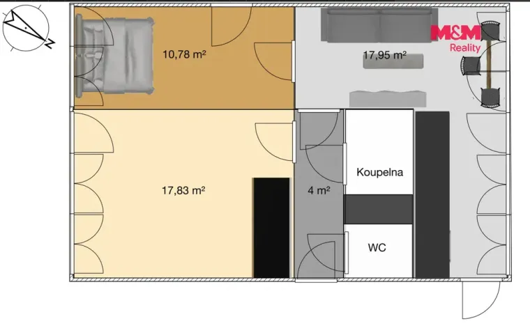 Prodej bytu 4+1, Náchod, Pražská, 56 m2