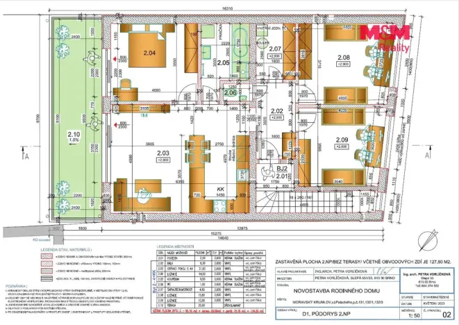 Prodej pozemku pro bydlení, Moravský Krumlov, Palackého, 343 m2