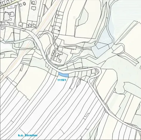 Prodej lesa, Strmilov, 729 m2