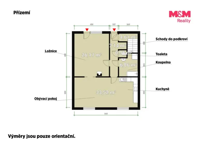 Prodej rodinného domu, Švihov, Čechova, 79 m2