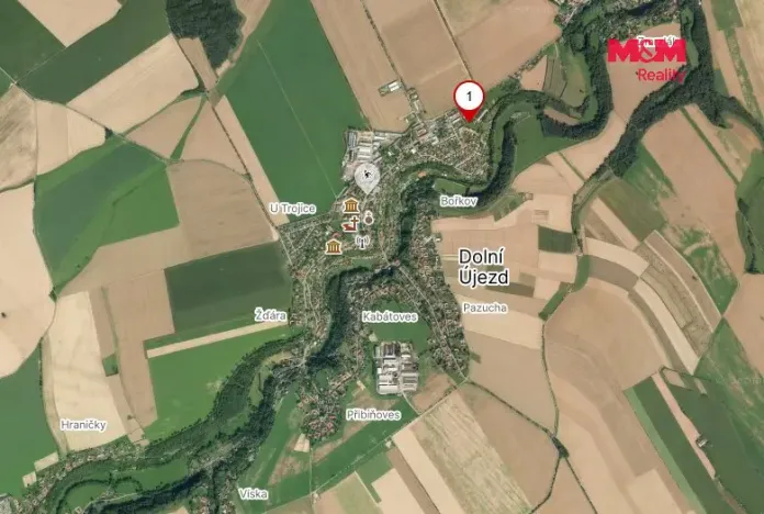 Prodej pozemku pro bydlení, Dolní Újezd, 1349 m2